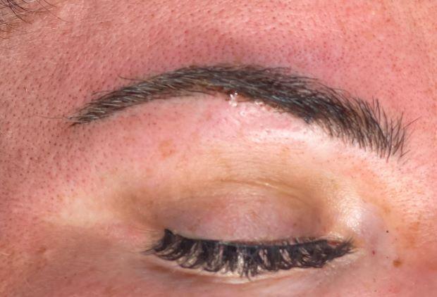 An After Photo of Microblading In Seattle and Tacoma