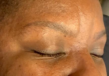 A Before Photo of Combo Brows Microblading In Seattle and Tacoma