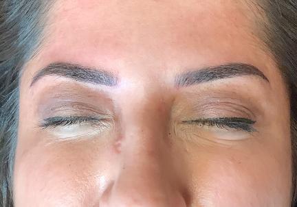 An After Photo of Microblading in Seattle and Tacoma