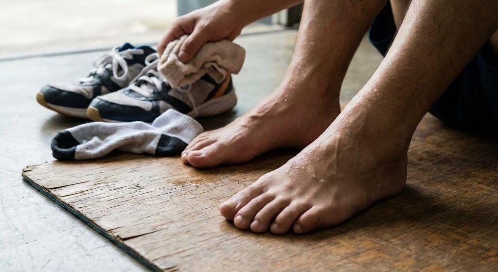 Sweating Feet