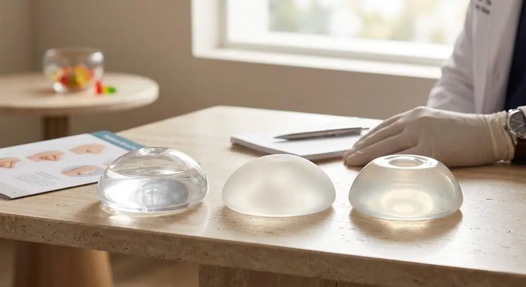 saline vs silicone vs gummy bear implants